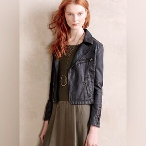 AG Coated Moto Jacket from Anthropologie